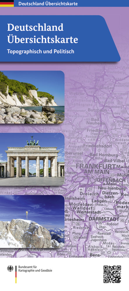 Deutschland Übersichtskarte (Bkg - Bundesamt Für Kartographie Und Geodäsie)