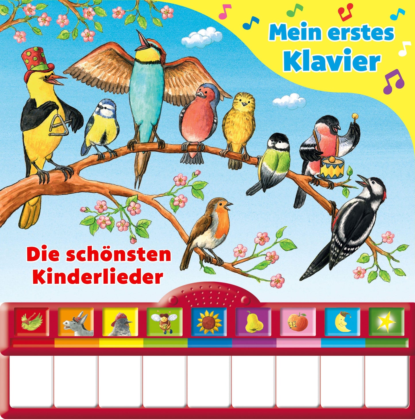Mein erstes Klavier: Die schönsten Kinderlieder - Kinderbuch mit