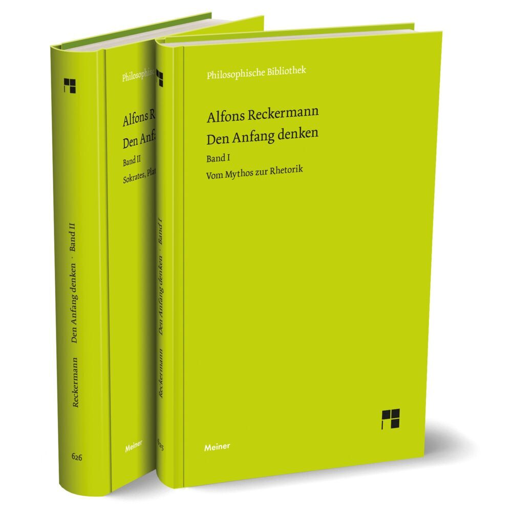 Den Anfang denken Bände I-II (Set) (Alfons Reckermann)