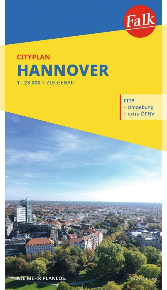 Falk Cityplan Hannover 1:23.000