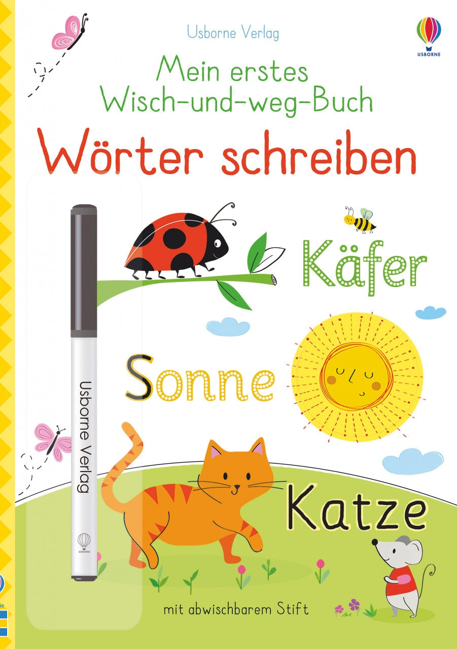 Usborne Publishing Mein erstes Wisch-und-weg-Buch: Wörter schreiben (Deutsch, 2019, Felicity Brooks)