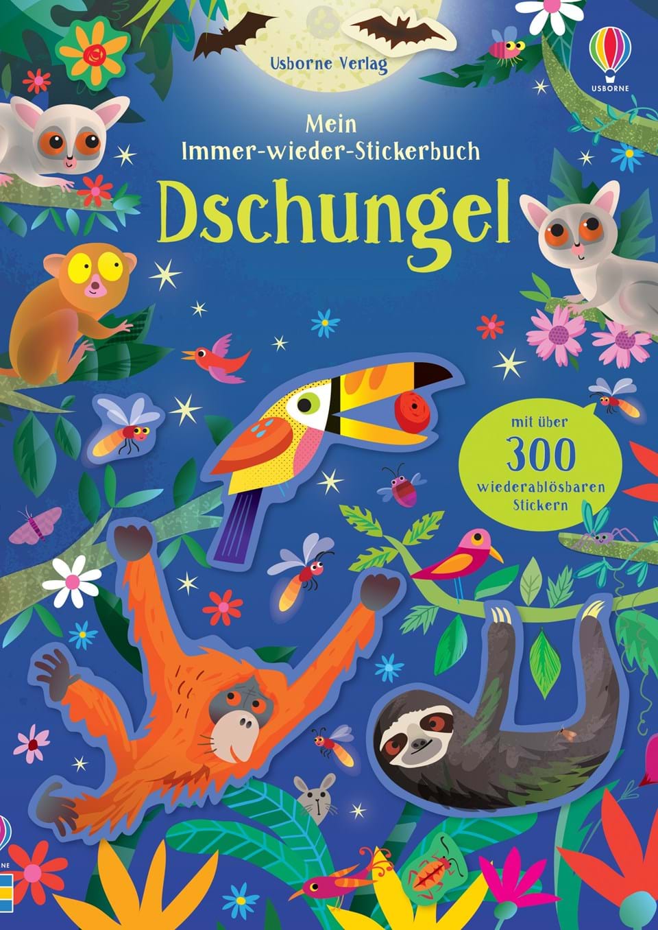 Usborne Publishing Mein Immer-wieder-Stickerbuch: Dschungel (Deutsch, 2020, Kirsteen Robson)