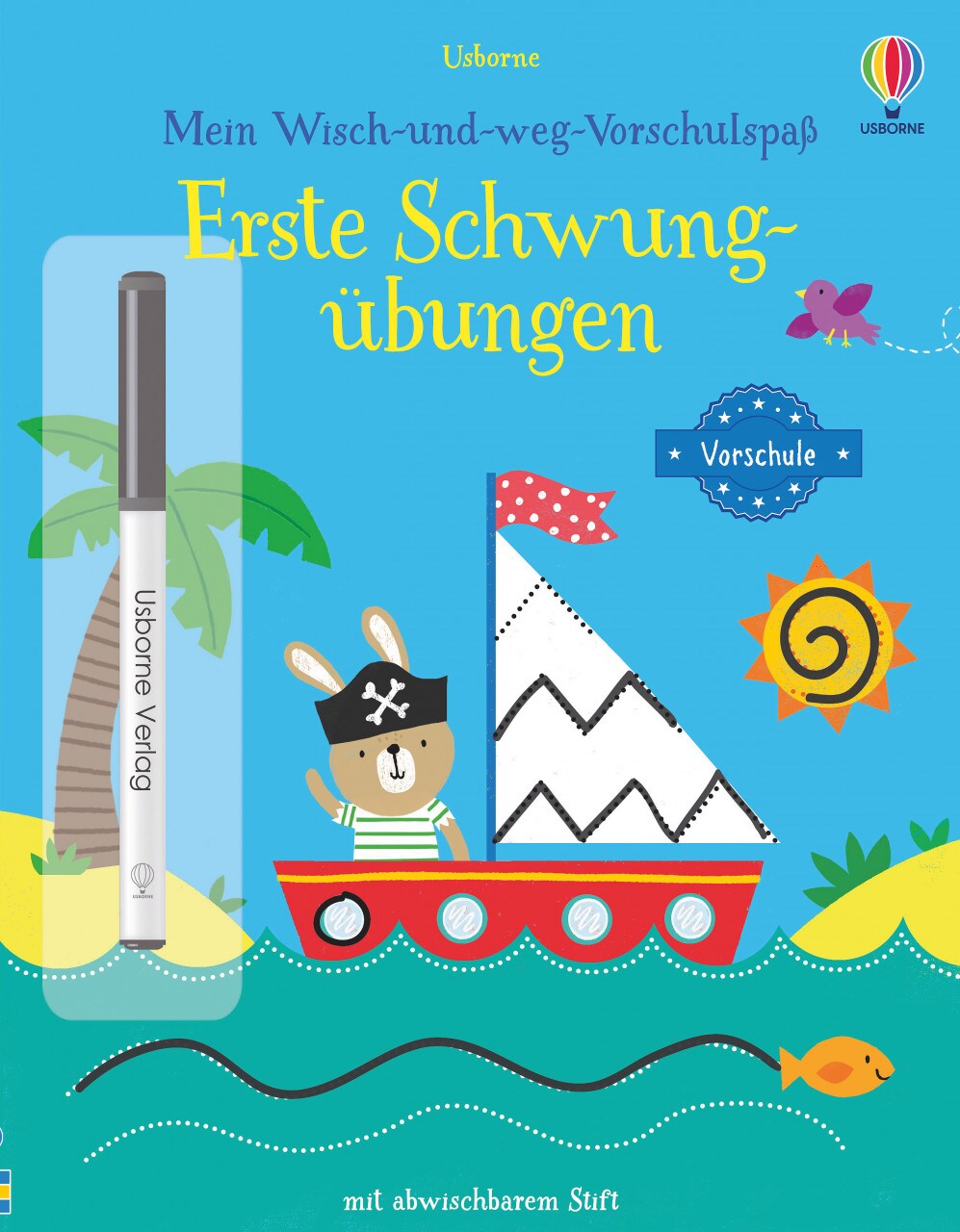 Usborne Publishing Mein Wisch-und-weg-Vorschulspaß: Erste Schwungübungen (Deutsch, 2021, Jessica Greenwell, Damien Barlow, Lisa Barlow)