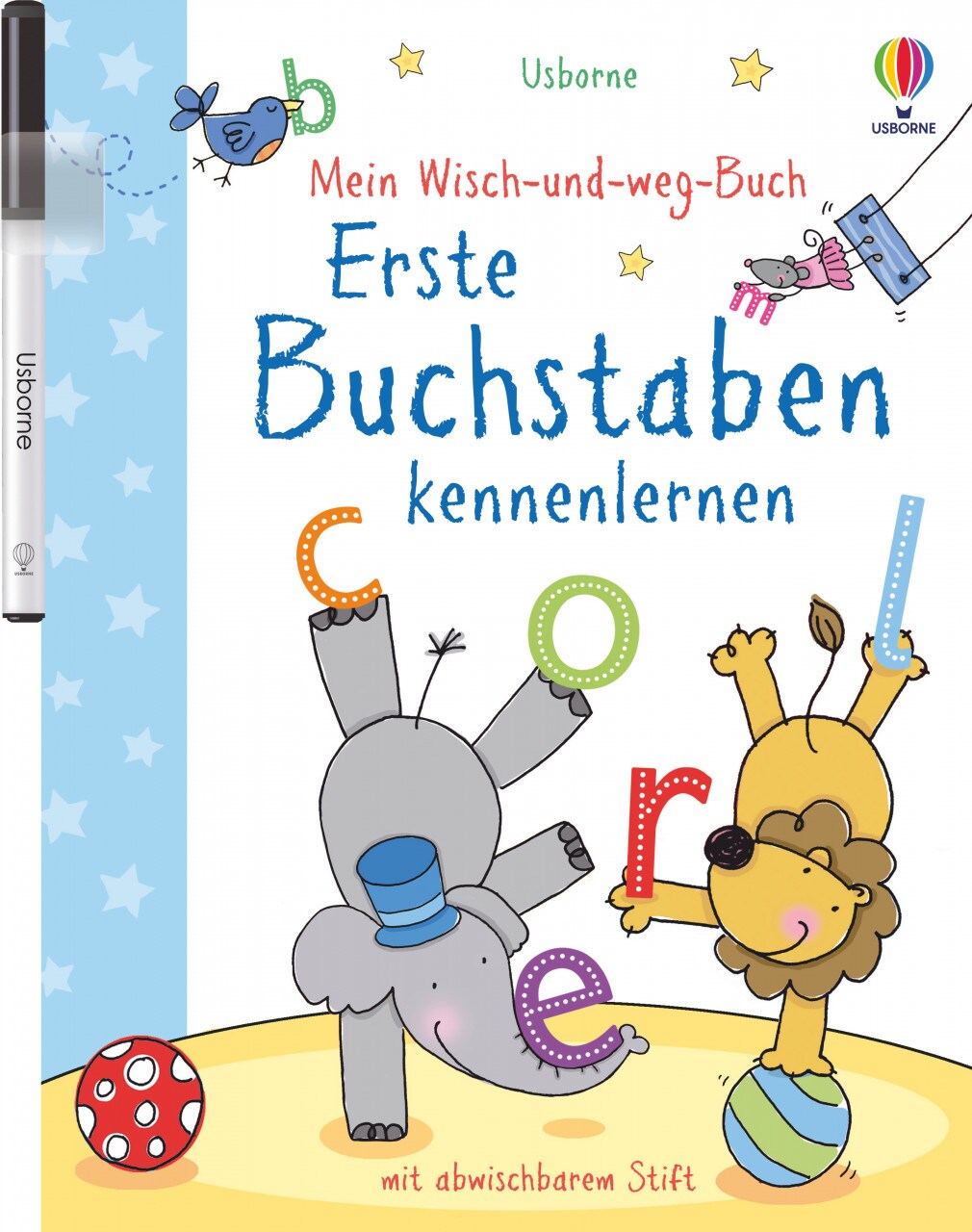 Usborne Publishing Mein Wisch-und-weg-Buch: Erste Buchstaben kennenlernen (Deutsch, 2022)