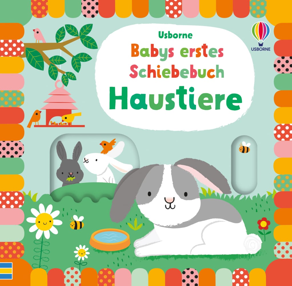 Usborne Publishing Babys erstes Schiebebuch: Haustiere