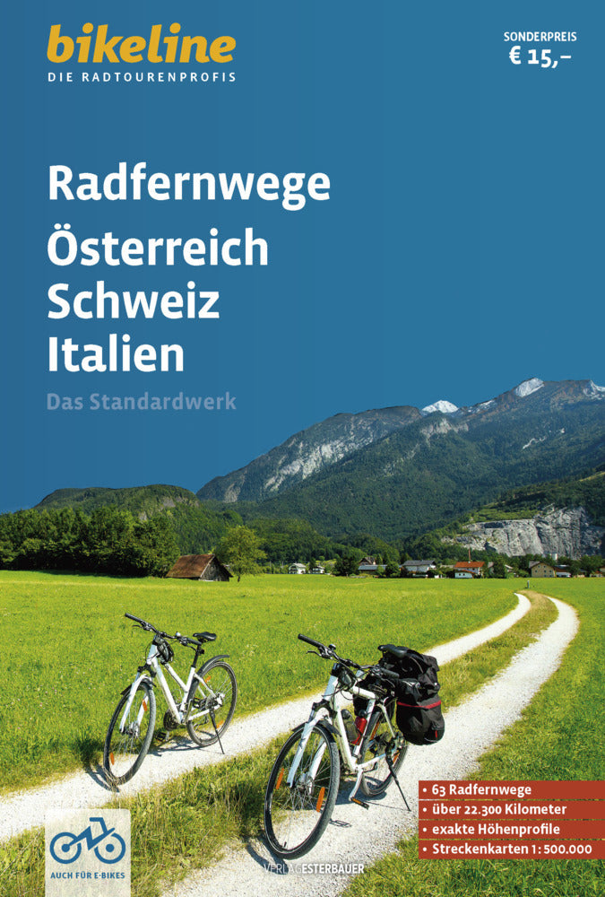 Radfernwege Österreich, Schweiz, Italien (Verlag Esterbauer Gmbh)