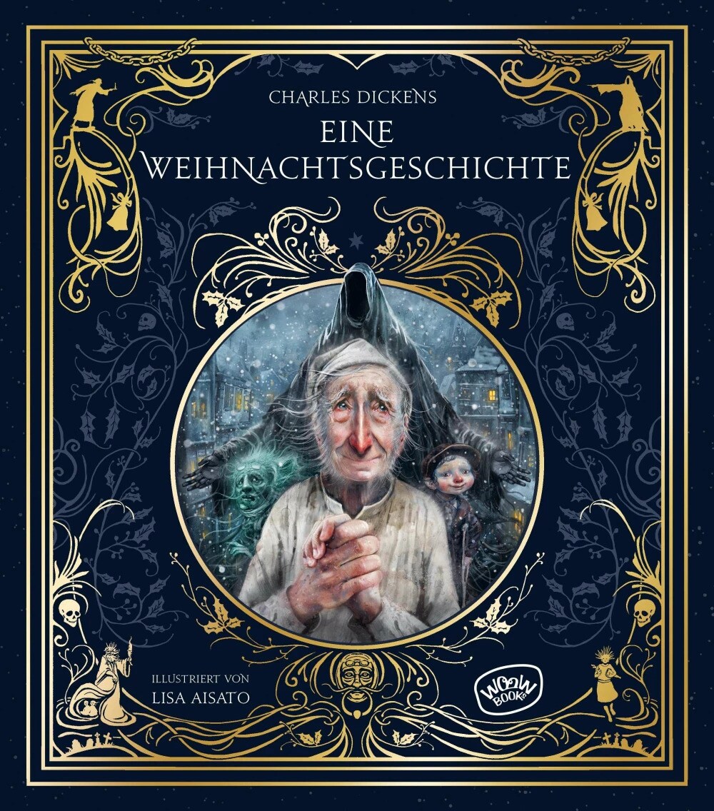 Atrium Eine Weihnachtsgeschichte (Deutsch, 2023, Charles Dickens, Lisa Aisato, Gabriele Haefs)