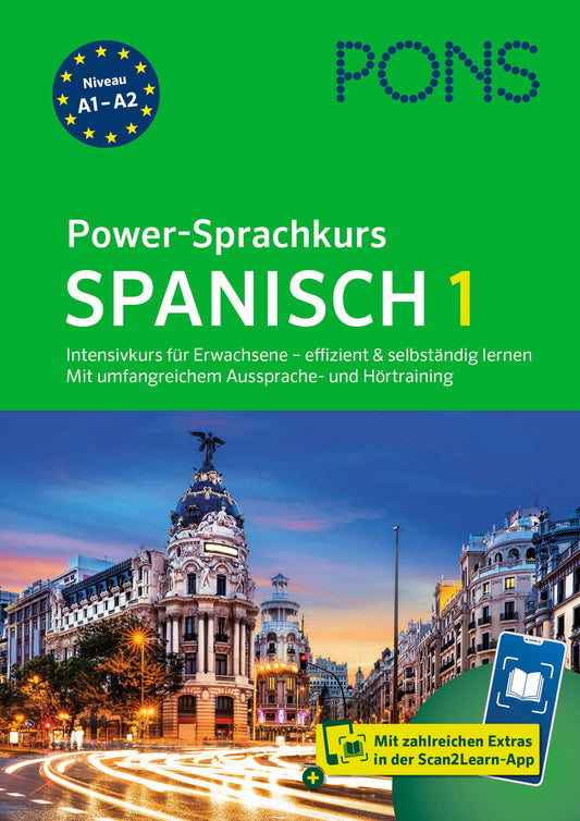 PONS Power-Sprachkurs Spanisch 1 (Spanisch, Deutsch, 2024)