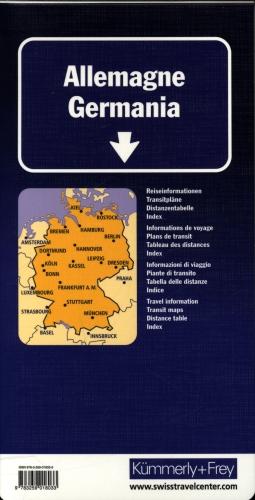 Kümmerly+Frey Strassenkarte Deutschland 1:750.000
