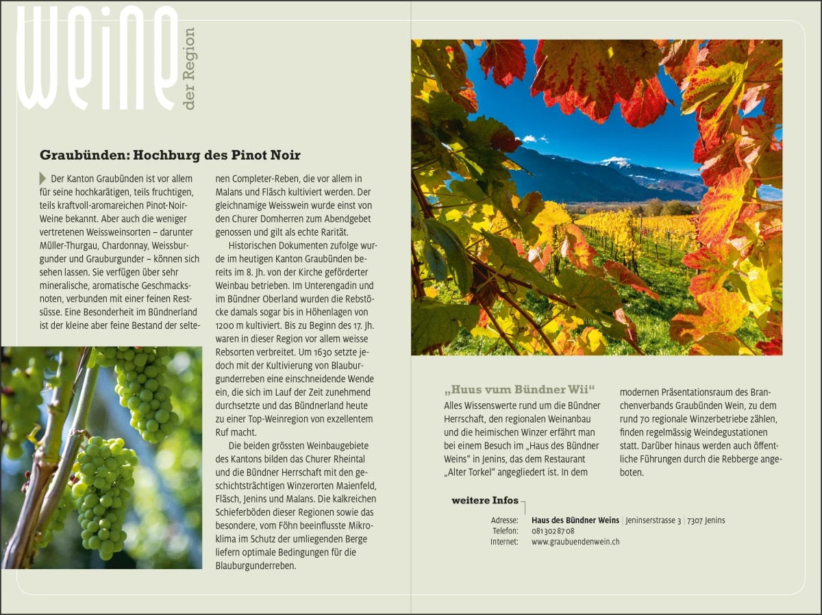 Kümmerly+Frey Erlebnis Schweiz Wandern in den Weinbergen - Wanderführer