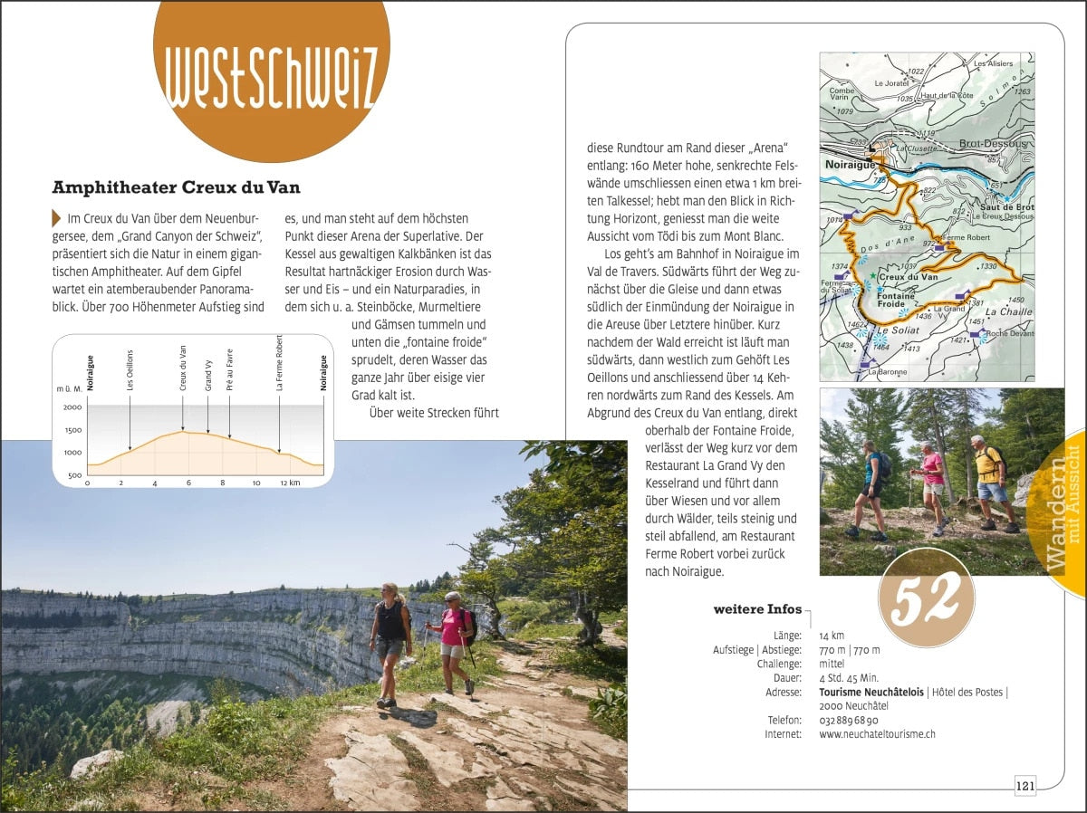 Hallwag Kümmerly+Frey Wandern mit Aussicht Erlebnis Schweiz (Deutsch, 2021, Hallwag Kümmerly+Frey AG)
