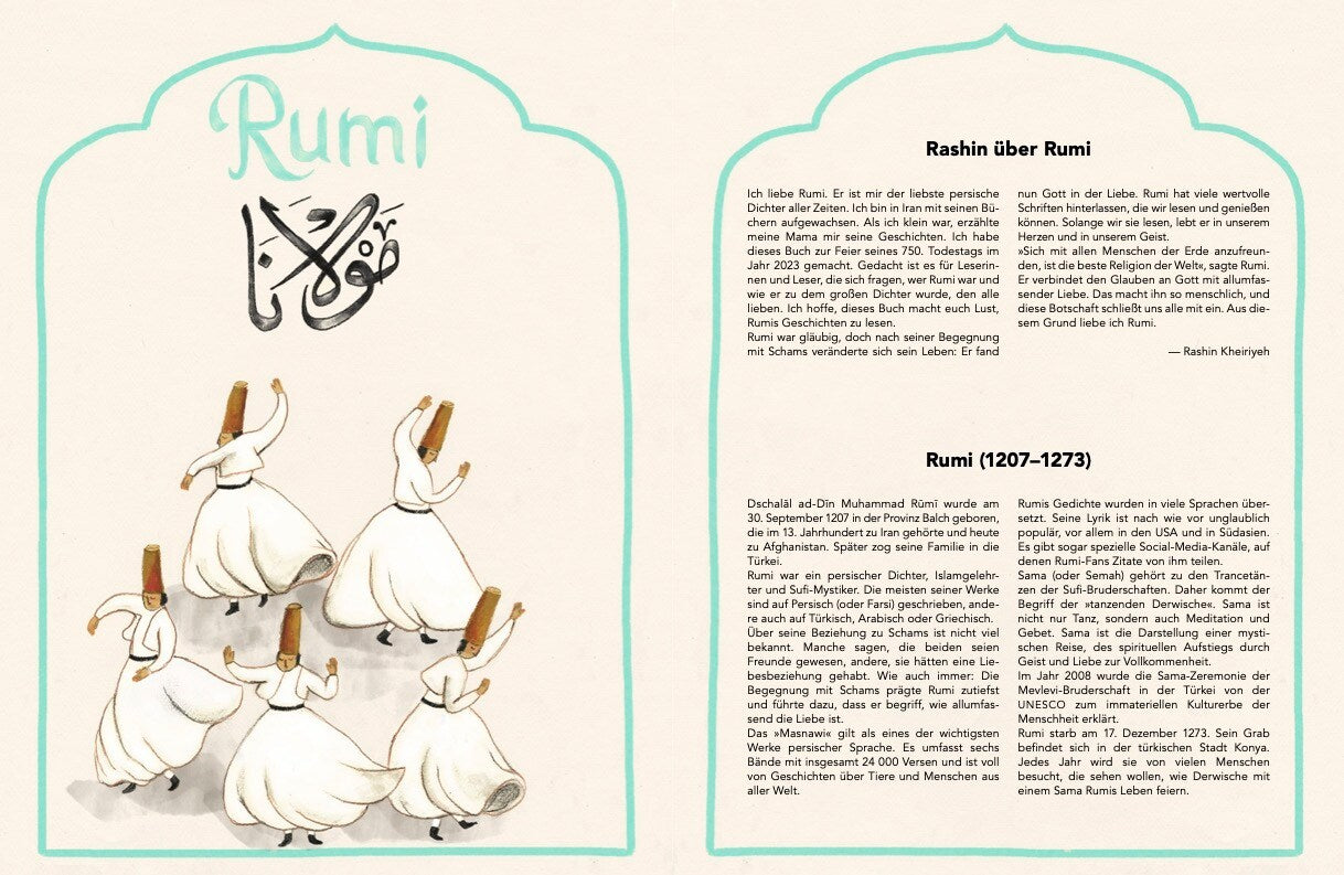 NordSüd Rumi. Dichter der Liebe (Deutsch, 2023, Rashin, Thomas Bodmer)