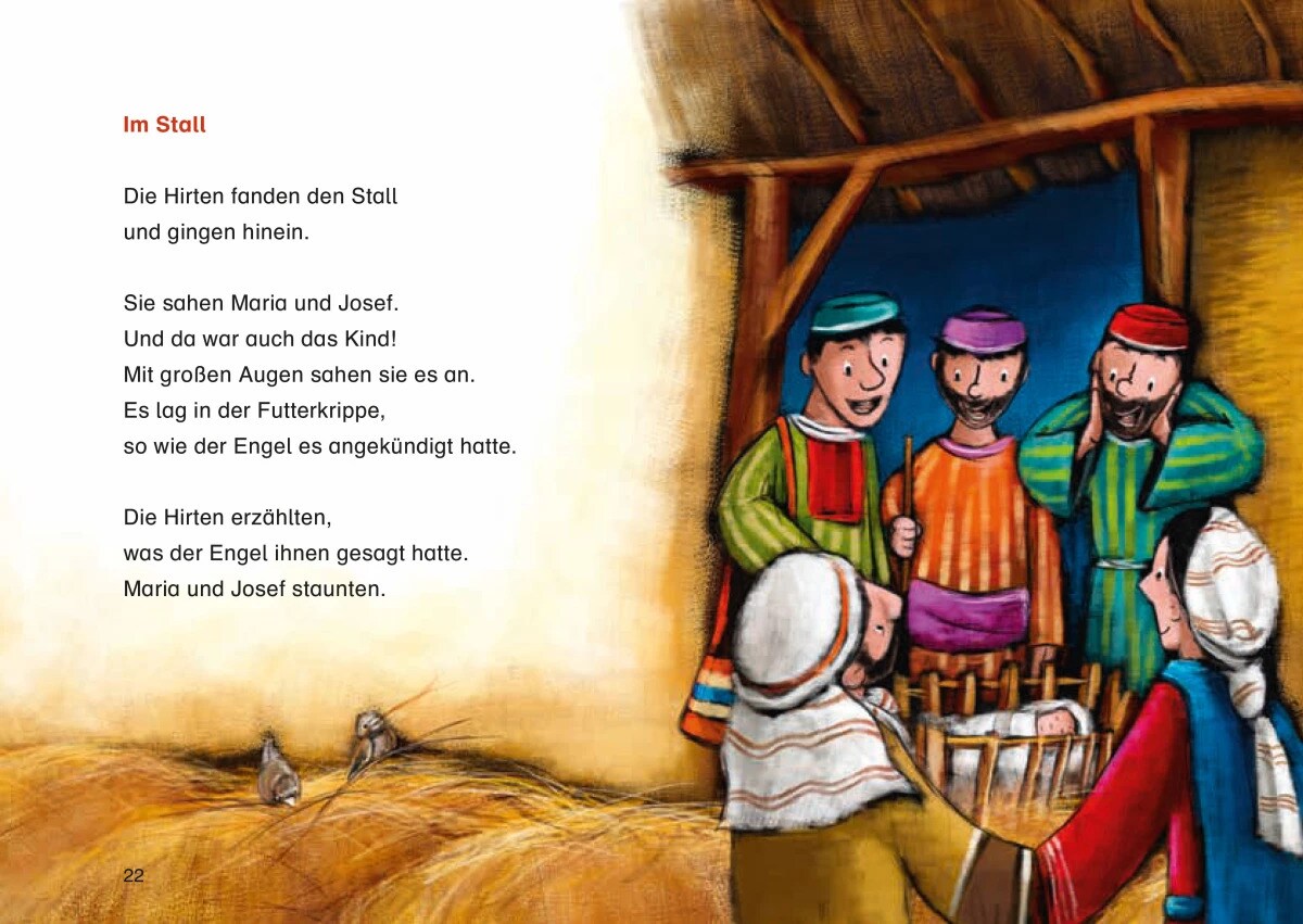 Deutsche Bibelgesellschaft Die Weihnachtsgeschichte (Deutsch, 2020, Christiane Herrlinger, Mathias Weber)