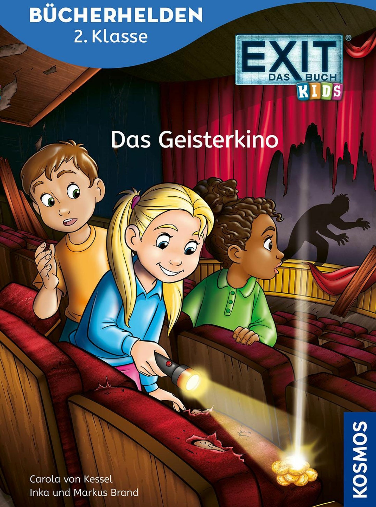 Kosmos EXIT® - Das Buch, Bücherhelden 2. Klasse, Das Geisterkino (Deutsch, 2024, Carola von Kessel, Inka Brand, Michael Böhm, Markus Brand)