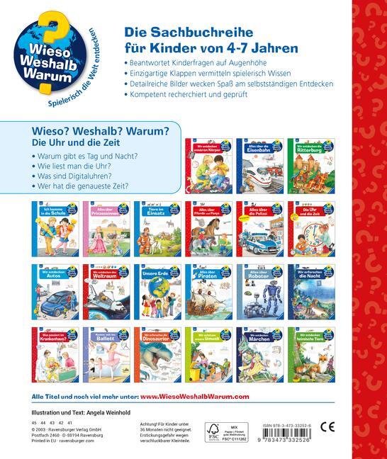 Ravensburger Die Uhr und die Zeit (Deutsch, 2012, Angela Weinhold)