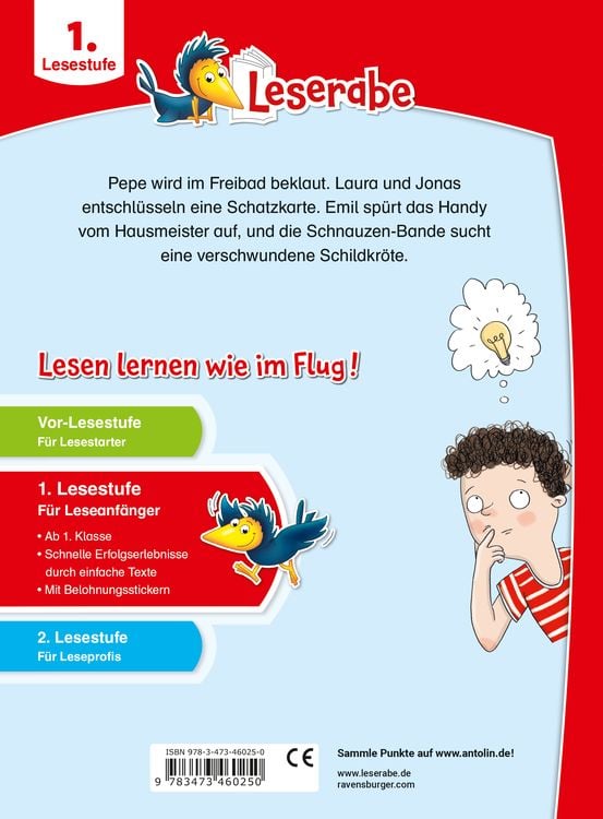 Leserabe - 1. Lesestufe: Detektivgeschic