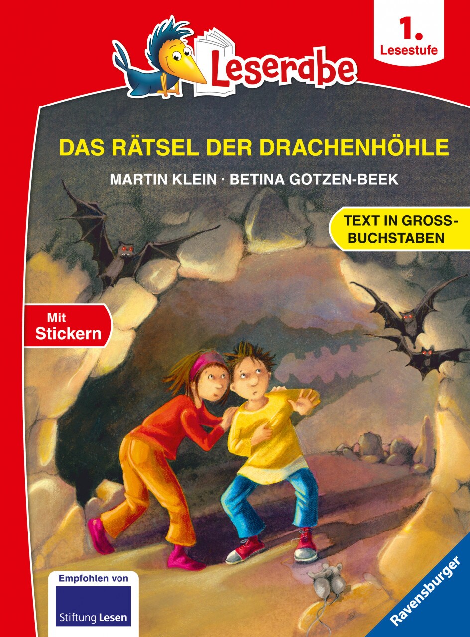 Ravensburger Das Rätsel der Drachenhöhle - Leserabe ab 1. Klasse - Erstlesebuch für Kinder ab 6 Jahren (in (Deutsch, 2022, Martin Klein, Betina Gotzen-Beek)