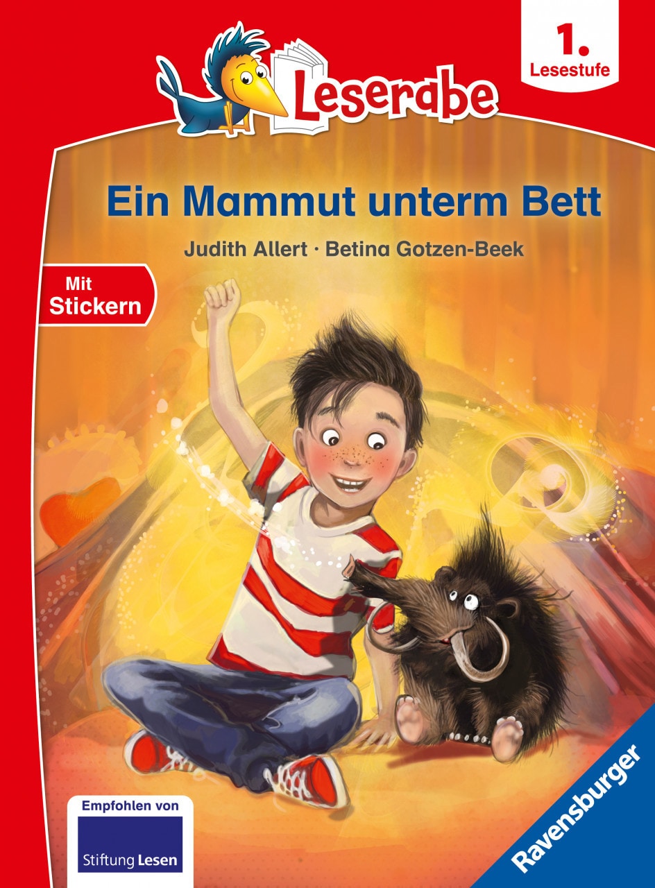 Ravensburger Leserabe - 1. Lesestufe: Ein Mammut unterm Bett (Deutsch, 2023, Judith Allert, Betina Gotzen-Beek)