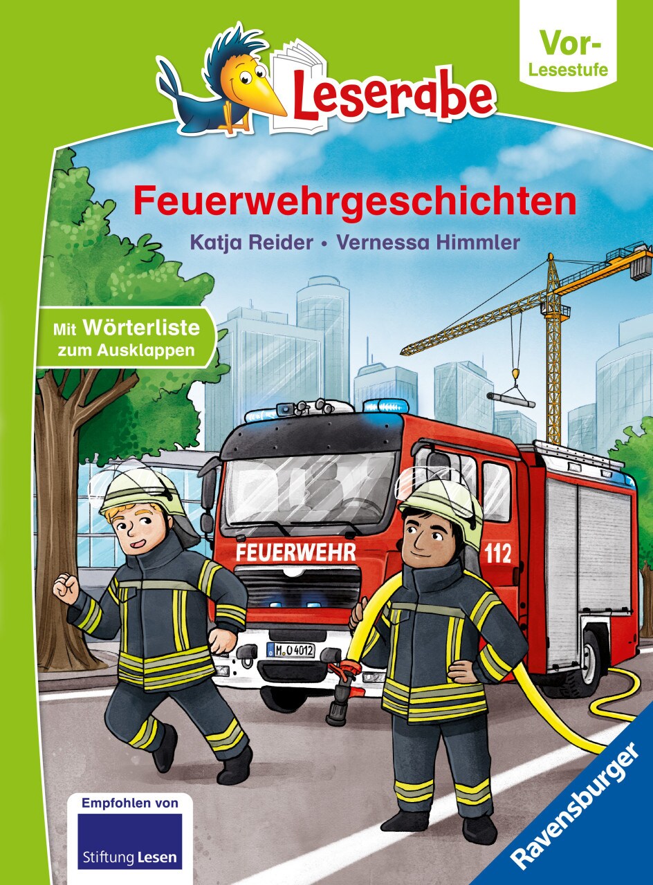 Ravensburger Leserabe - Vor-Lesestufe: Feuerwehrgeschichten (Deutsch, 2023, Katja Reider, Vernessa Himmler)