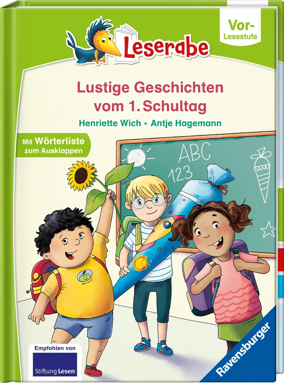 Geschichten vom ersten Schultag - lesen lernen mit dem Leserabe - Erstlesebuch - Kinderbuch ab 5 Jahren - erstes Lesen - (Leserabe Vorlesestufe)