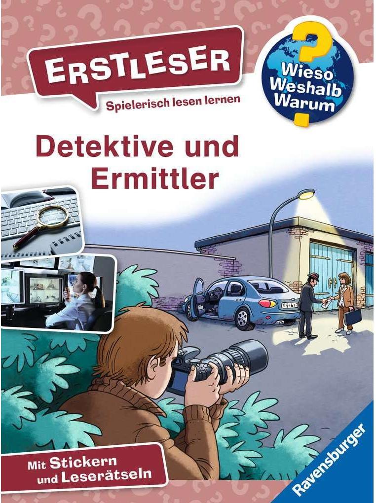 Ravensburger Wieso? Weshalb? Warum? Erstleser, Band 11: Detektive (Deutsch, 2023, Sandra Noa, Daniel Sohr)