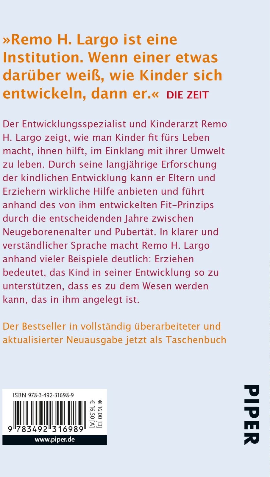 Piper Kinderjahre (Deutsch, 2021, Remo H. Largo)