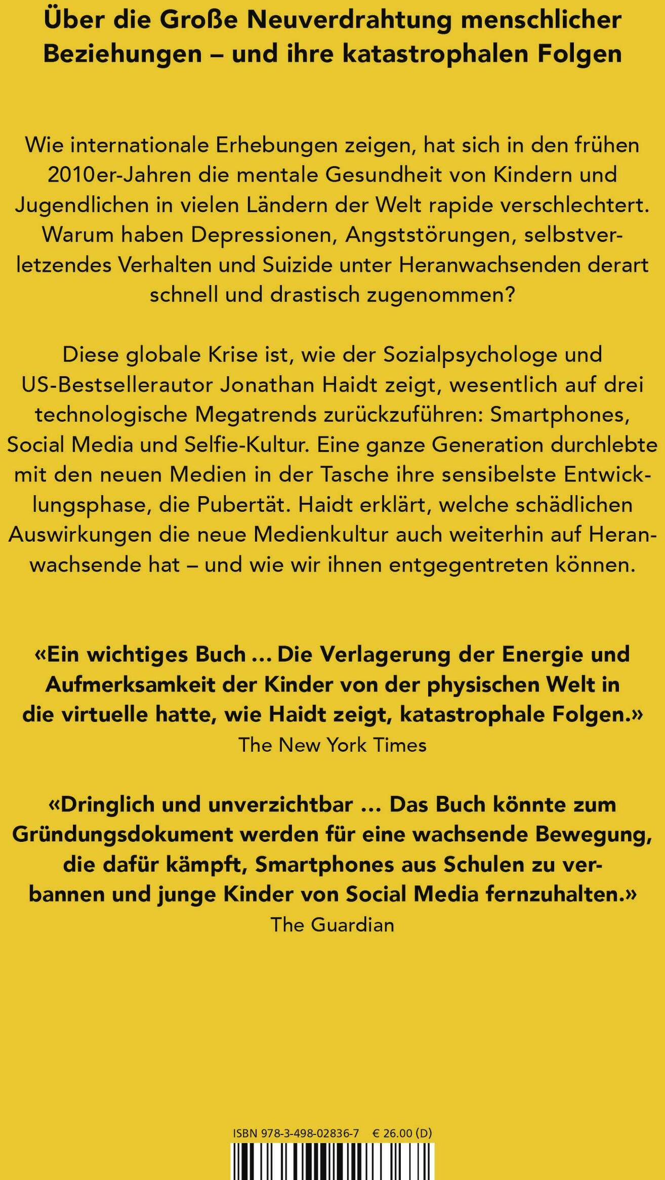 rororo Generation Angst (Deutsch, 2024, Jonathan Haidt)
