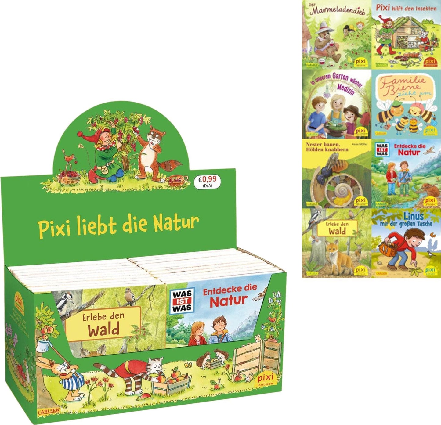 Pixi-Box 290: Pixi liebt die Natur (8x8