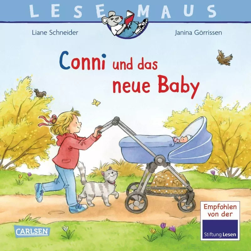 Carlsen LESEMAUS 118: Conni und das neue Baby (Deutsch, 2023, Liane Schneider, Janina Görrissen)