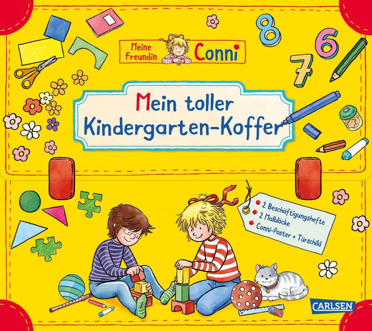 Carlsen Conni Gelbe Reihe: Mein toller Kindergarten-Koffer (Buch-Set für den Kindergarten) (Deutsch, 2020, Hanna Sörensen, Janina Görrissen, Uli Velte)