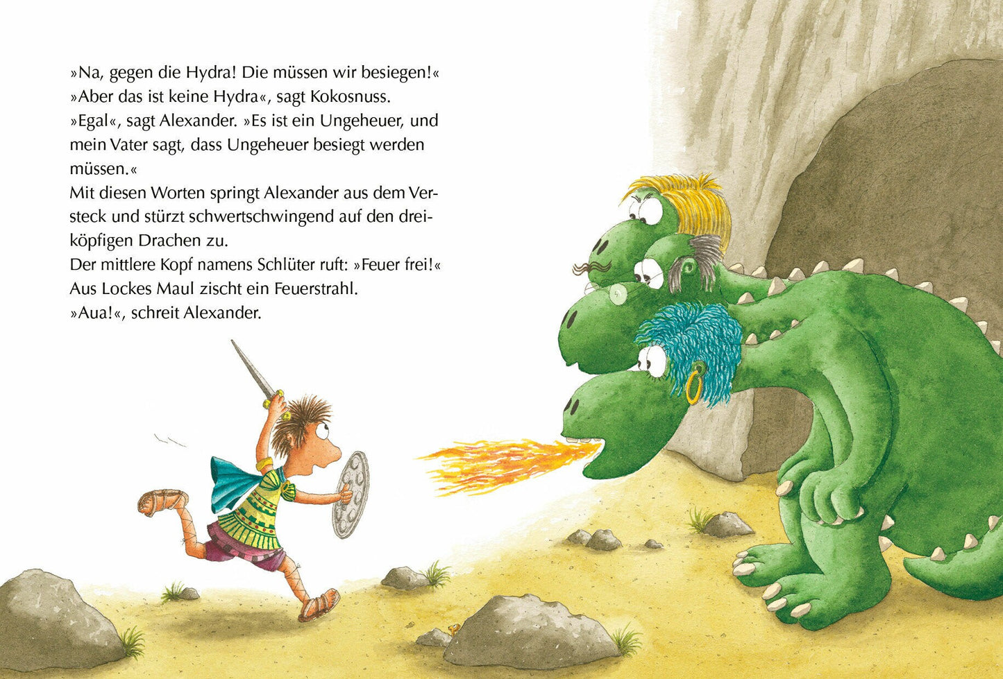 Der kleine Drache Kokosnuss bei den alten Griechen / Die Abenteuer des kleinen Drachen Kokosnuss Bd.32