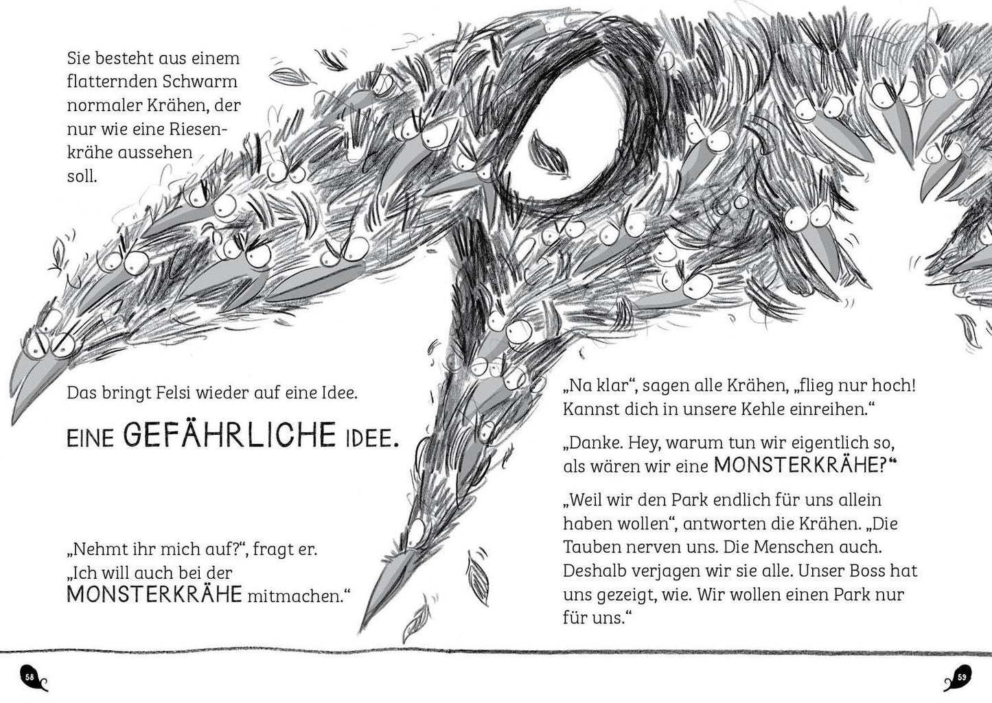 Loewe Verlag Knallharte Tauben gegen das Böse (Deutsch, 2020, Ulrich Thiele, Ben Wood, Loewe Wow! Andrew McDonald)