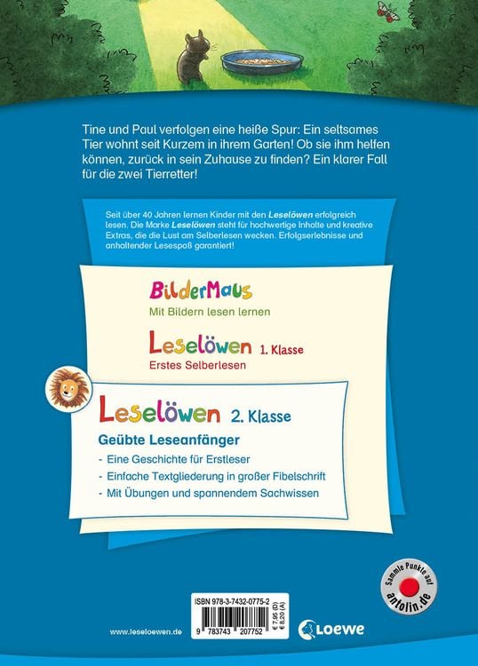 Leselöwen 2. Klasse - Ein Fall für die T