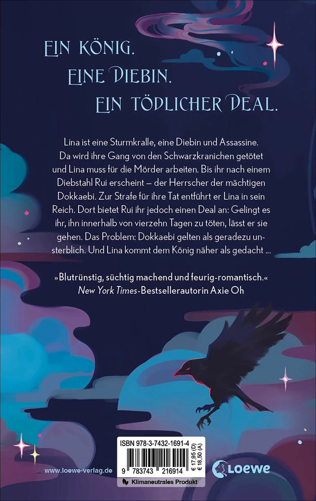 Loewe Kings & Thieves (Band 1) - Die Letzte der Sturmkrallen (Deutsch, 2024, Sophie Kim, Anne Brauner, Loewe Jugendbücher, Susanne Klein)