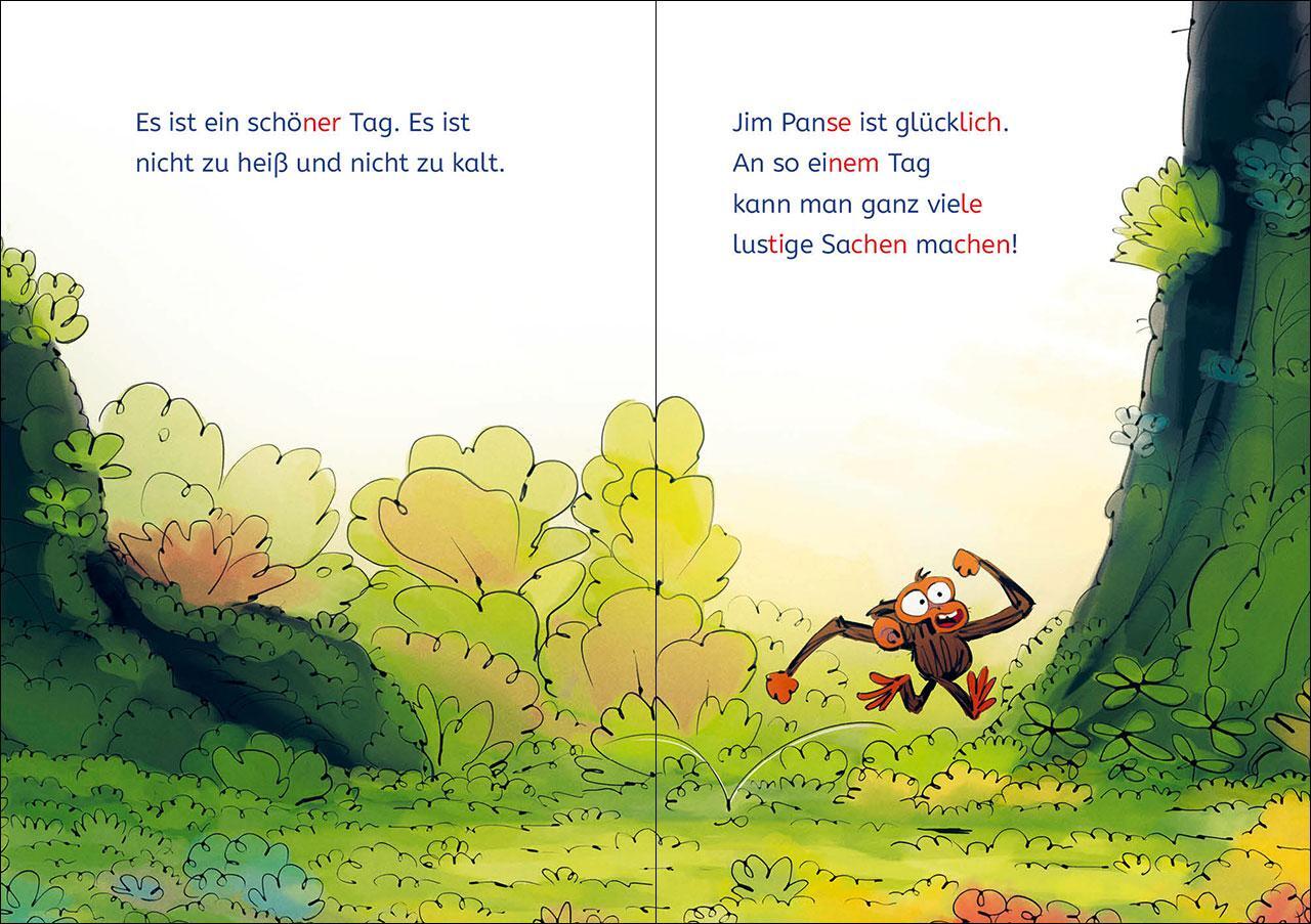 Loewe Leselöwen 1. Klasse - Jim ist mies drauf - Jim brütet etwas aus! (Deutsch, 2024, Suzanne Lang, Max Lang, Pia Jüngert)