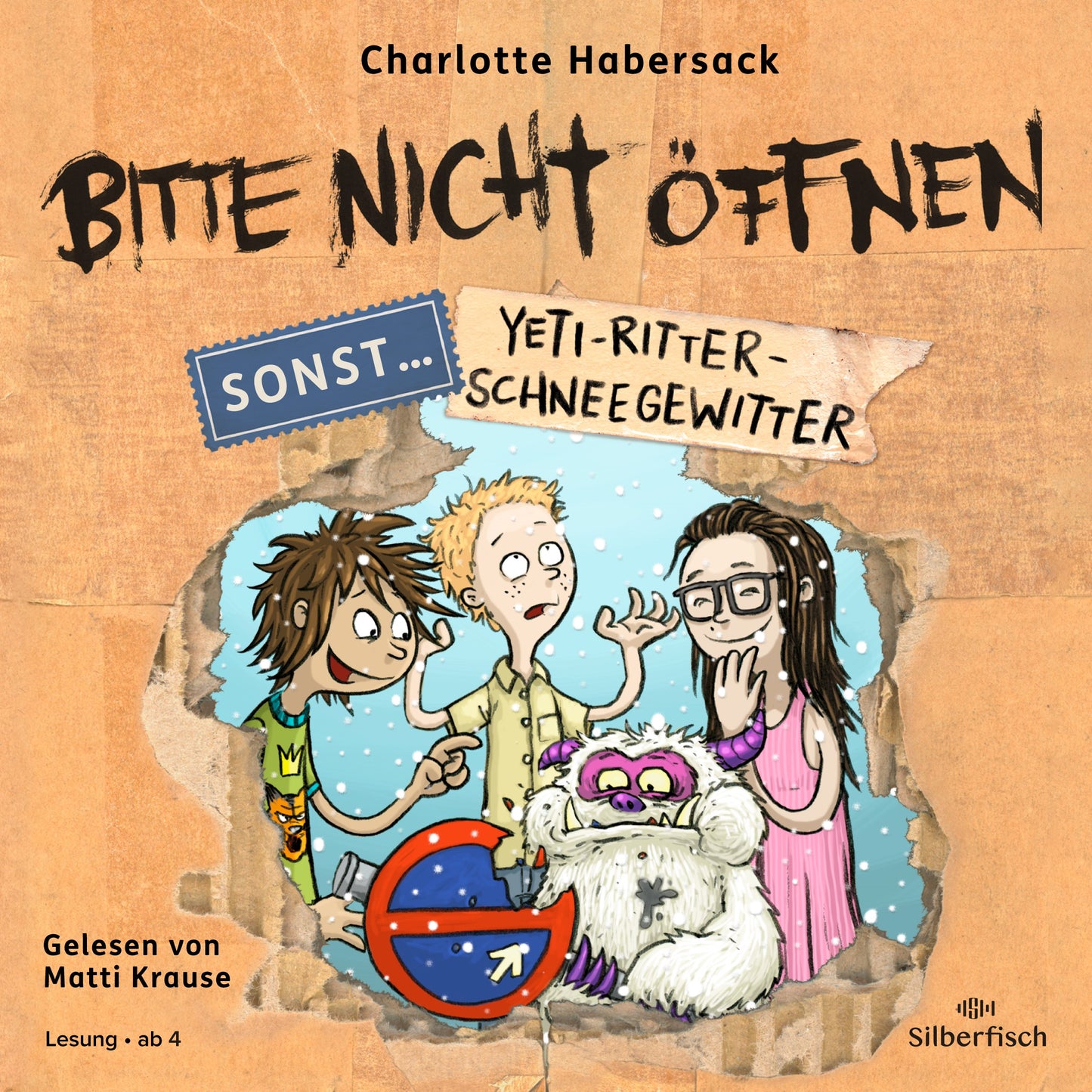 Hörbuch Hamburg Yeti-Ritter-Schneegewitter (Charlotte Habersack, Matti Krause, Deutsch)