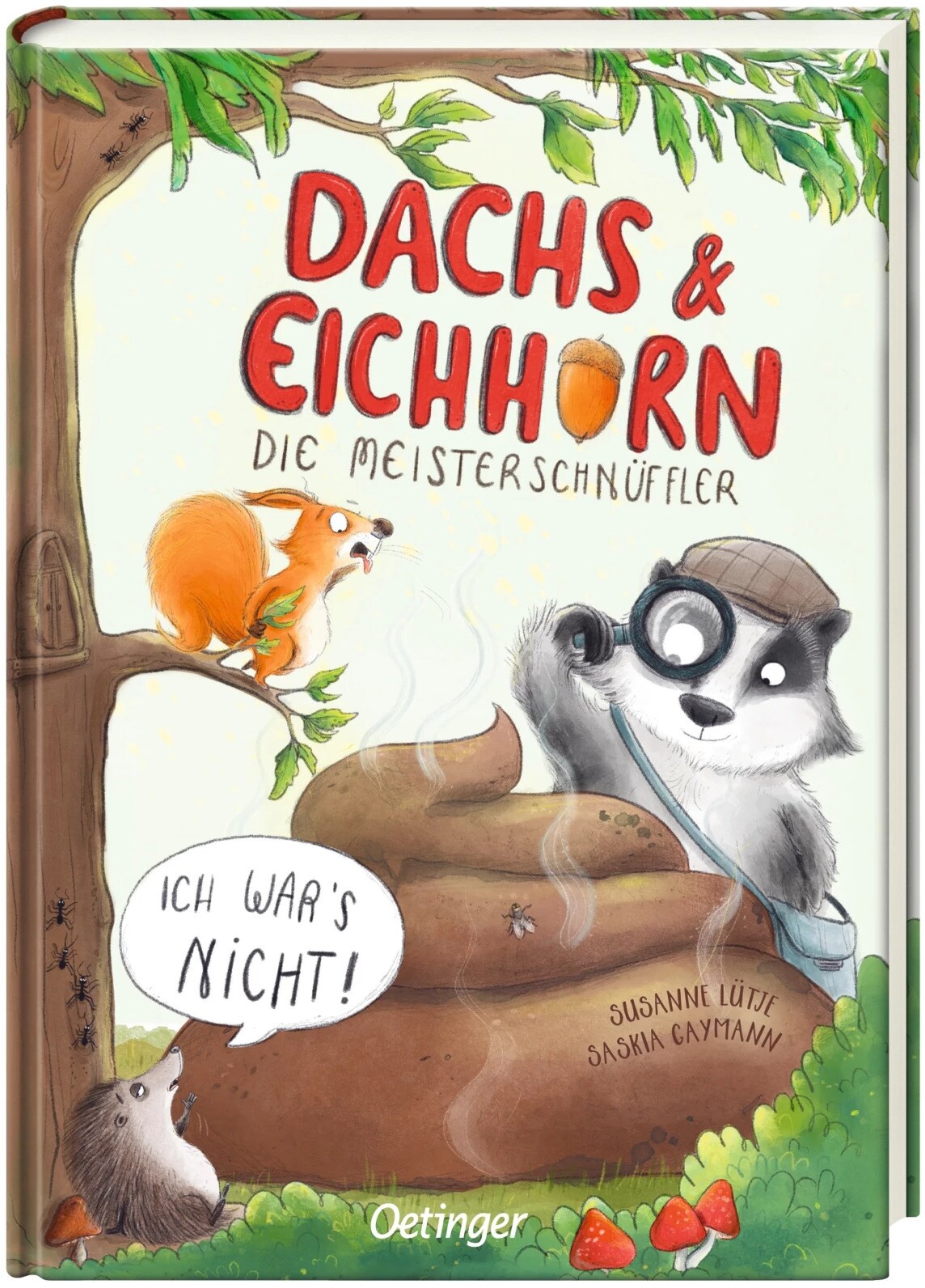 Oetinger Dachs & Eichhorn. Die Meisterschnüffler (Deutsch, 2024, Susanne Lütje, Saskia Gaymann)