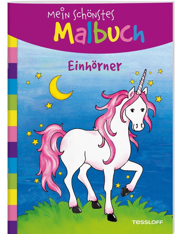 Tessloff Mein schönstes Malbuch. Einhörner