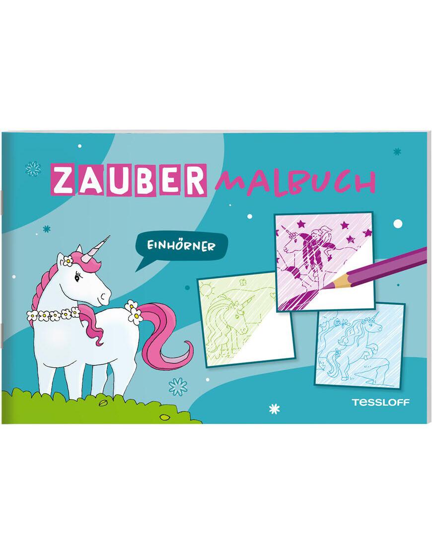 Tessloff Zaubermalbuch. Einhörner