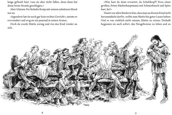 Oetinger Ronja, Räubertochter (Deutsch, 1982, Astrid Lindgren)