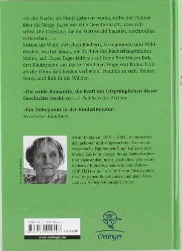 Oetinger Ronja, Räubertochter (Deutsch, 1982, Astrid Lindgren)