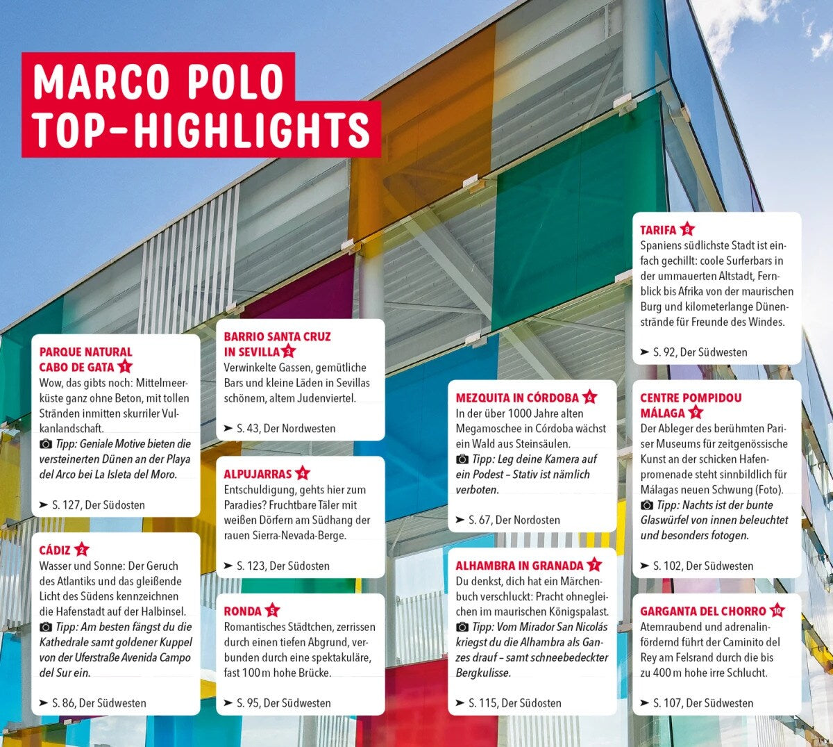 Marco Polo Reiseführer Andalusien (Deutsch, 2023, Lucia Rojas, Martin Dahms)