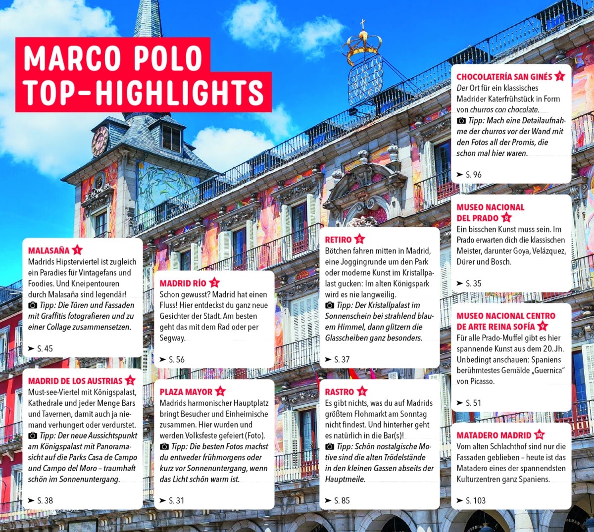 Marco Polo Reiseführer Madrid (Deutsch, 2023, Martin Dahms, Susanne Thiel)