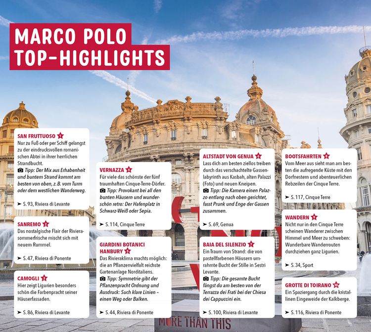 MARCO POLO Reiseführer Ligurien, Italienische Riviera, Cinque Terre, Genua