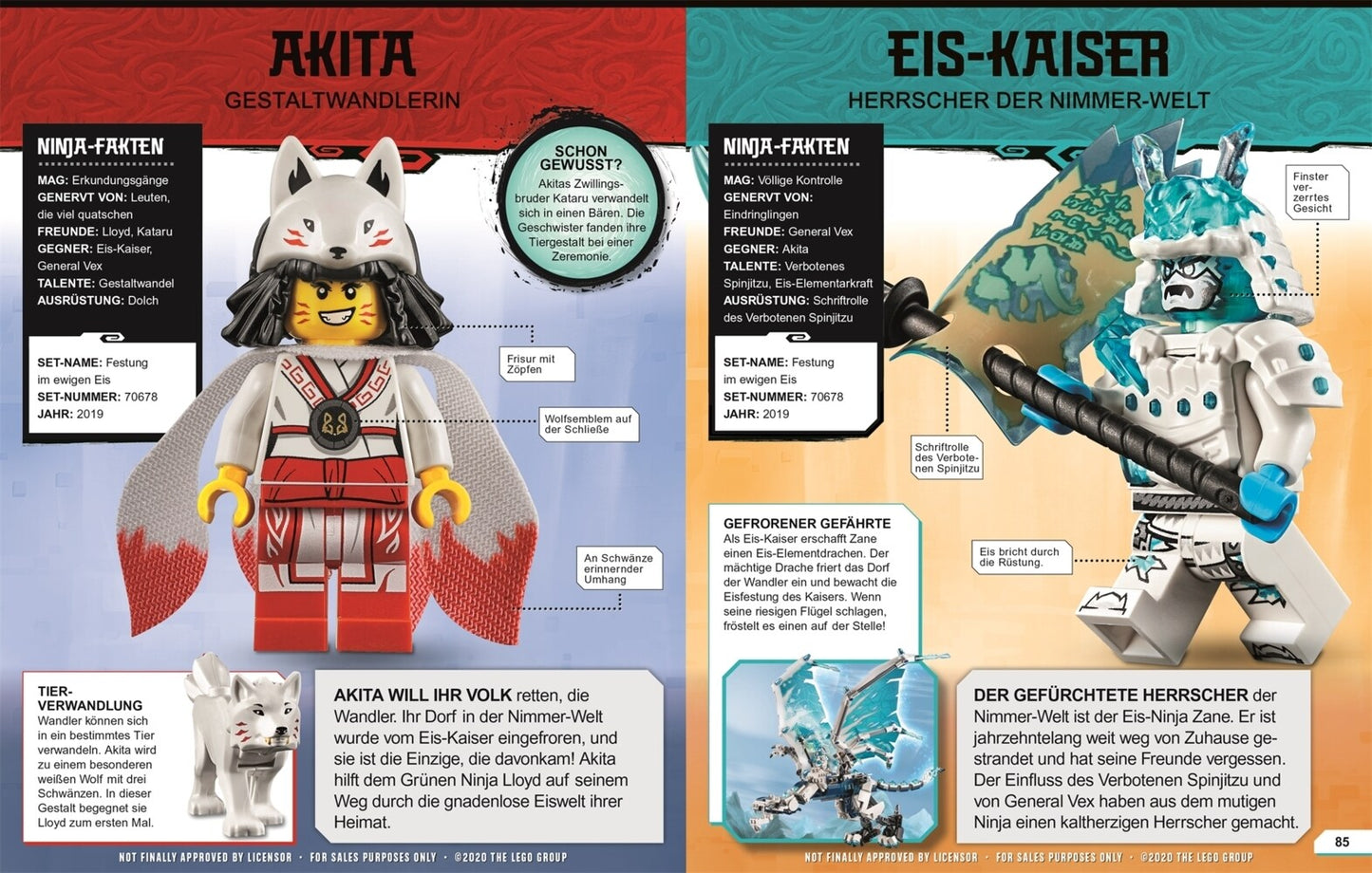 Dorling Kindersley LEGO Ninjago - Lexikon der Minifiguren (Deutsch, 2021, Simon Hugo, Claire Sipi)