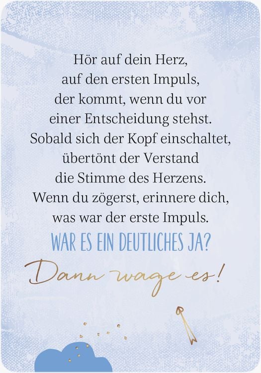 Eines Tages oder Tag eins - Motivationsk