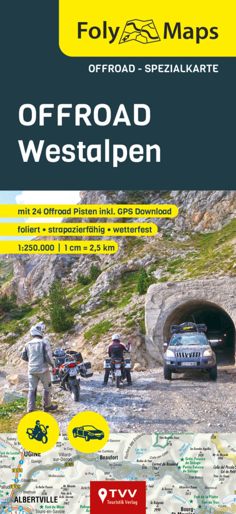 Geo-Center FolyMaps OFFROAD Westalpen 1:250 000