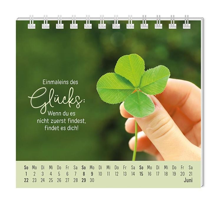 Mini-Kalender 2024 Eine Extraportion Glück für dich!