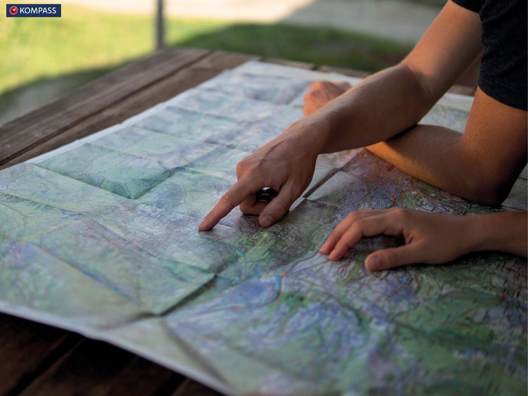 KOMPASS Wanderkarte 21 Liechstenstein, Feldkirch, Vaduz