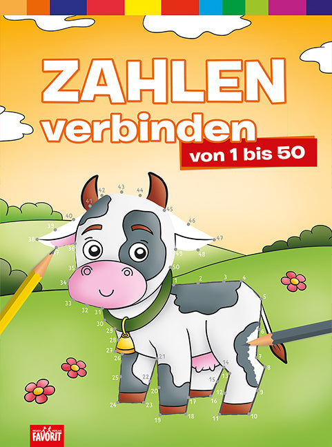 Zahlen verbinden von 1 bis 50